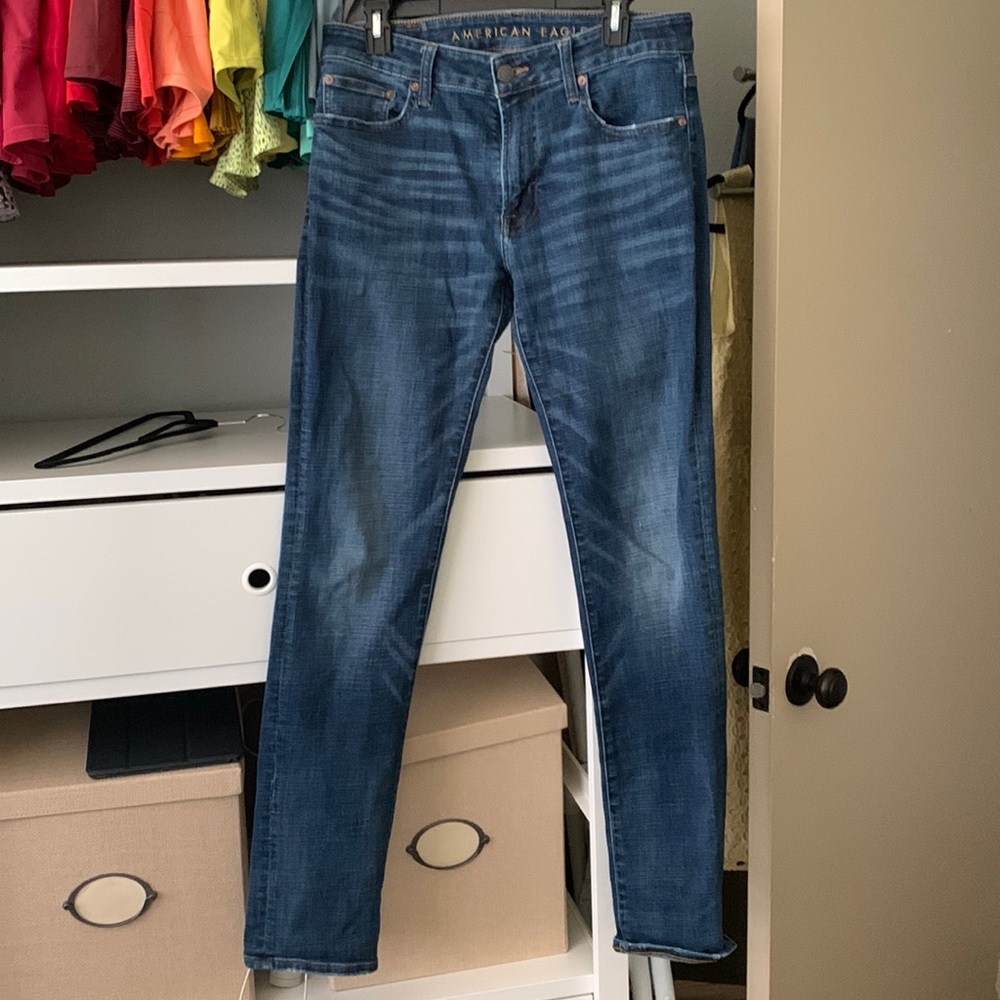 American Eagle next level flex slim straight